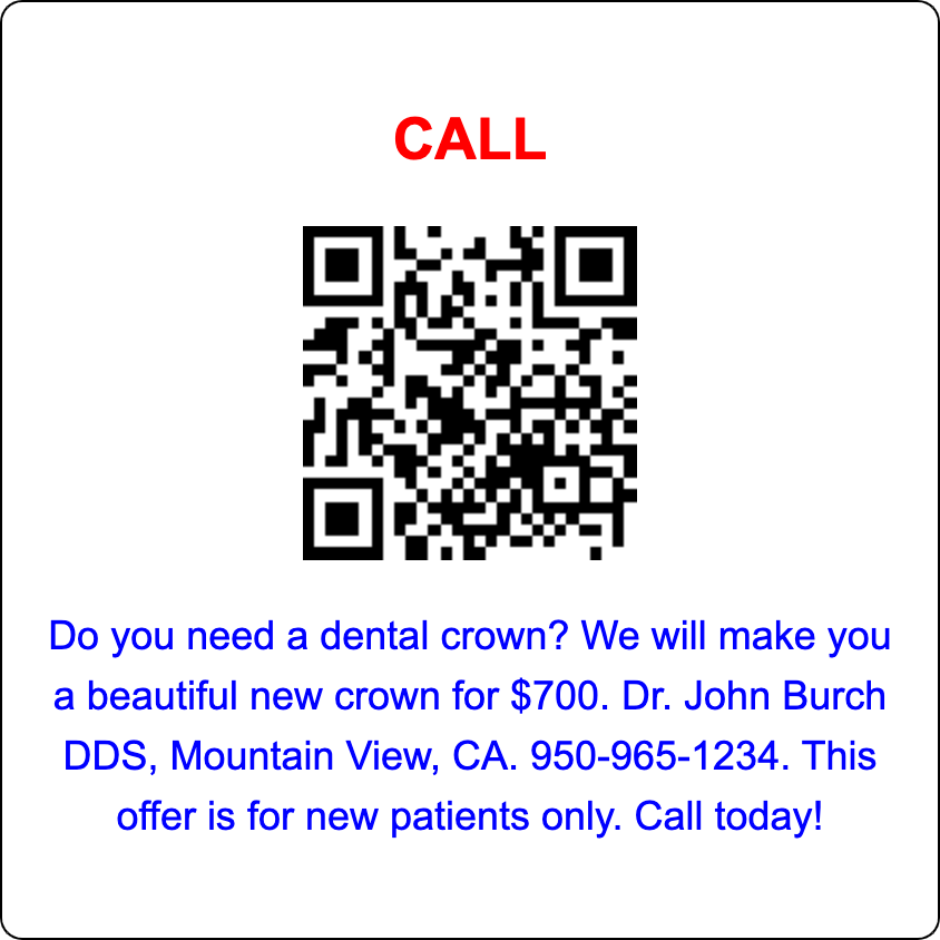 Dental Crown Offer